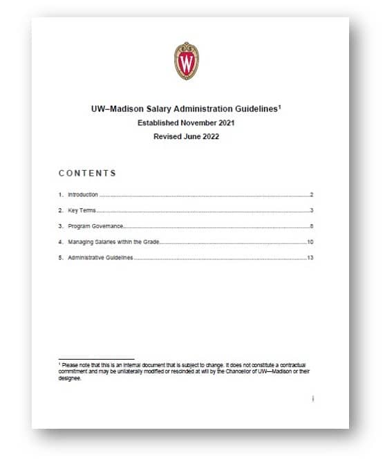 Salary Administration Guide Examples